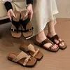 Pantuflas de Cuña con Suela Gruesa para Mujer, Nuevo Estilo Verano 2026, Cómodas y Elegantes, Perfectas para Combinar con Vestidos, Sandalias y Chanclas