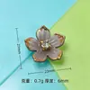 Criativo Feito à Mão DIY Ornamentos Frescos de Borboleta e Flor Acessórios Cola Creme Resina Peças Pequenas Fivelas de Sapato Materiais Atacado