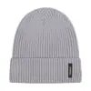 Chapéu de Lã Tricotado com Fio Cardado e Forro de Fleece Quente para Homens Outono e Inverno, Chapéu de Lã Adulto Pulôver Cor Sólida, Estilo Popular Outono e Inverno