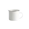 Taza de esmalte para transferencia térmica DIY imprimir 350 ml borde de la boca cepillado boca de cepillado taza de café tazas militares y civiles