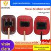 Máscara de Solda Manual Anti-Impacto Anti-Respingo Aço Papel Alumínio Borda Soldador Soldagem a Gás Soldagem a Arco de Argônio