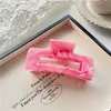 Pinza para el cabello de flor de plumeria degradada transfronteriza de Amazon con patrones fluidos, elegante pinza para el cabello de patrón de mármol para media coleta