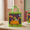 Vendas diretas do fabricante: bolsas de compras pintadas para crianças, sacolas laminadas não tecidas, sacolas de presente, sacolas de lembrancinha de festa, sacolas de presente de aniversário para crianças
