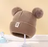 Gorros Infantiles, Gorros de Lana Cálidos para Bebés, Lindos Gorros de Lana para Niños y Niñas, Gorros de Bebé, Calentadores de Cuello, Stock Listo Venta al por Mayor