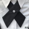 Pajarita sin cruz azul cianosis negro uniforme JK vestido de enfermería camisa accesorios cadena de cintura tira flor de cuello lazo