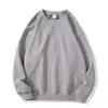 Camiseta de Color Sólido de Manga Larga para Hombre 2025 Casual Versátil Cuello Redondo Holgada Tendencia de Primavera y Otoño Atractiva Sudadera Elástica para Hombre