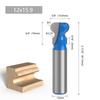 6/6.35/12/12.7mm Cortador de Uñas de Doble Curva Cuchillo de Cajón Tirador de Puerta de Gabinete Cuchillo Fresa para Madera Máquina de Recorte