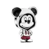 Miçangas de Furo Grande Panjia Pingente para Fazer com Fio Elementos Disney Mickey Mouse Liga Esmalte Gotejado Miçangas de Furo Grande Atacado