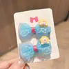Internet-famoso Princesa Pequena Fita Bow Hairpin Crianças Menina Hanfu Purple Hairpin Acessórios de cabelo das meninas