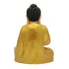 Nuevos Adornos de Paisaje de Buda Sentado Estilo Chino para Exportación Figura de Buda Estilo Zen Piedra de Imitación Decoración de Buda en Maceta para Acuario