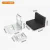 Nuevo Código de Esquina de Plástico Engrosado Conector de Ángulo Recto para Muebles Soporte de Estante Soporte de Panel de Gabinete Código Pequeño para Colgar Venta al por Mayor