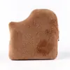 Esponja de Terciopelo de Cristal para Polvo de Galleta de Chocolate, Esponja de Terciopelo para Polvos Sueltos, Corrector, Rubor, Aplicación de Maquillaje, No Absorbe el Polvo, Entrega Directa de Fábrica, Maquillaje