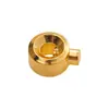 Fuerte retención de color hebilla de cierre de oro de 18k hebilla pulsera DIY hecha a mano collar hebilla accesorios cuenta de posicionamiento hebilla de posicionamiento al por mayor