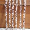 JL067 plata Miao galvanizada 4 mm flor de arroz cuentas de oliva plateadas collar de hombre patrón de plata imitación plata quemada plata
