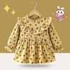 Roupas de Outono e Inverno para Meninas Bebês, Avental Saia de Princesa Fashion e Fofo para Meninas, Bavete para Comer, Impermeável e Anti-Sujeira
