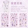 Série de Cartas Ilha das Flores Atemporal Pacote de Adesivos de Animal de Estimação Tema Floral Material para Diário Decoração Colagem 6 Estilos