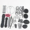 Conjunto de acessórios de cabelo mais vendido ferramenta de cabelo dispositivo de trança fabricantes de conjuntos de cabelo ferramentas de cabeleireiro conjunto de 25 peças