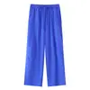 2351-2026 Primavera/Verano Nuevos Pantalones de Pierna Ancha Rectos de Moda para Mujer Estilo Europeo y Americano Pantalones Casuales Versátiles Sexy