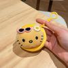 Nuevo monedero de peluche para niños, monedero con cremallera y diseño de muñeco de dibujos animados, mini bolso portátil para auriculares.