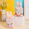 Bolsa de Embalaje para Snacks de Plástico con Orejas de Conejo de Dibujos Animados Grado Alimenticio Papel-Plástico Espesado Horneado Ecológico