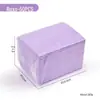 Tapete de Mesa para Nail Art Descartável Transfronteiriço Ferramentas de Limpeza Papel para Cílios 125 Peças/Pacote Tapetes de Papel Coloridos para Nail Art Venda Direta de Fábrica