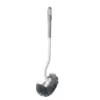 Cepillo de baño doméstico sin esquina muerta cepillo de baño de mango largo juego de cepillos de limpieza para baño artefacto de cepillo de baño