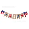 4 de Julio Día de la Independencia Bandera de EE. UU. Día Nacional Bandera Americana bandera bandera pancarta Día Patriótico decoración de fiesta