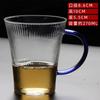 Traje de vidrio transparente personalizado para el hogar, sala de estar, taza para beber con asa, taza de té con leche, taza de cerveza, taza de té verde