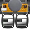 Adecuado para Wrangler Tj 97-06 Cubierta de Luz Trasera Plana Marco Protector de Luz Trasera Cubierta de Luz Trasera Tj Modelo Bandera Nacional