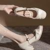 Zapatos de Tacón Alto Delicados de Hada para Mujer 2025 Nuevos Zapatos de Boda de Tacón Grueso Combinación con Vestido Falda para Dama de Honor Zapatos Mary Jane para Mujer