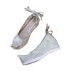 Phoenix Volando Nueva Altura Interior 7cm Zapatos Estilo Antiguo Zapatos Dinastía Han Zapatos Punta Levantada Zapatos Lazo Zapatos Bordados Zapatos de Tela