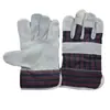 Luvas de Soldagem de Couro de Ovelha de Duas Camadas com Listras de Comprimento Total, Resistentes a Altas Temperaturas, Resistentes ao Desgaste, Luvas Protetoras de Couro Macio para a Indústria de Soldagem, Luvas de Proteção do Trabalho Sem Costura