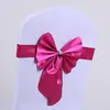 Lazo de Boda Lazo de Atar Libre Banda para Silla Decoración de Respaldo de Silla Libre Funda de Silla Flor para Respaldo de Silla Accesorios de Boda para Hotel
