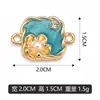Colgante de flor de perla que gotea aceite para collar o pulsera DIY, accesorio de joyería, directo del fabricante, disponible para pedidos mixtos y ventas transfronterizas