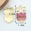 Fabricante de Accesorios de Joyería de Búho, Joyería Hecha a Mano de Dibujos Animados Lindos de Gama Alta, Accesorios de Joyería DIY Esmaltados Transfronterizos