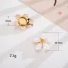 Moda y Creatividad Puños de Ropa DIY, Accesorios con un Toque de Lujo, Botones de Camisa Florales Grabados con Láser, Botones de Cuello y Joyería