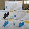 Guantes Desechables de Nitrilo Auténticos Wanli, Guantes de Nitrilo Mixtos, Guantes Protectores Compuestos de PVC Espesados de Grado Alimenticio