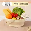Cesta Drenante Dobrável de Camada Dupla Utensílios de Cozinha Bacia para Lavar Vegetais Bandeja de Frutas Doméstica para Sala de Estar Cesta de Armazenamento para Acampamento ao Ar Livre