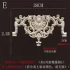 Paneles de Pared tallados en madera, Apliques de Madera Maciza, Patrones Florales de Estilo Europeo, Puertas de Gabinete, Paneles de Madera para Paredes de Fondo, Piezas Decorativas para Bodas