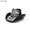 Sombrero de vaquero de copa dura, sombrero de playa, nuevo sombrero de verano, sombrero de paja panamá para hombres y mujeres, sombrero de copa, sombrero de vaquero occidental americano