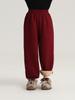 Ropa de Invierno para Niños Momo Pantalones Gruesos para Niñas Invierno 2024 Nuevo para Niños Pantalones Deportivos Versátiles con Forro Polar