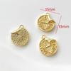 Pingente de gato urso adorável com banho de ouro 14K e zircônia preservadora de cor, acessórios para pulseira, colar, brincos de joias DIY feitos à mão