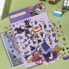 Pegatinas de Escena de Fiesta de Halloween a Gran Escala de Dibujos Animados Mundo Miniatura 3D Xiaohongshu Pegatinas de Escena DIY para Aliviar el Estrés