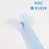 No disponible en stock. 3 Cremallera Koc de Encaje Invisible de Colores con Extremo Cerrado para Vestidos, Textiles del Hogar, Cojines y Ropa de Alta Gama