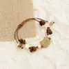 Fabricante Mais Vendido Atacado Pulseira de Grãos de Café Reais, Pulseira de Contas Jingdezhen com Sabor de Café Muito Refrescante, Joia de Mão para Homens e Mulheres