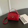 Bolso pequeño cuadrado de color macarrón, nuevo modelo otoño 2026, lujo ligero, elegante, simple, versátil, de hombro, cruzado, bolso de mano
