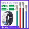 Macro Sheng 3239 Linha de Silicone Extras Macio 14awg Resistente a Alta Temperatura 2.5 Modelo Quadrado Nova Energia Linha de Conexão de Bateria de Lítio