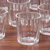 Taza de Vela Rayada Personalizada Estilo Europeo y Americano Portavelas de Vidrio Artefacto de Decoración para el Hogar Taza de Vela para Fiesta Taza Vacía de Aromaterapia