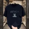 Venta al por mayor del fabricante Comercio exterior Verano Hombres Versátil Casual Moderno Nuevo Cómodo Estampado de Dibujos Animados Manga Corta Top