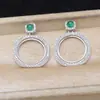 Acessórios DIY Joias de Pérola Prata S925 Retrô Calcedônia Mabe Suporte de Tarraxa 15,4-15,6 mm Suporte de Pingente 6104